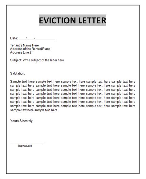 Eviction Appeal Letter Fill Out And Sign Printable Pdf Template Signnow