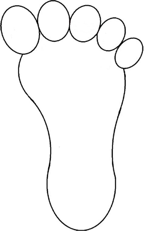 Dibujos para colorear de pies - Imagui