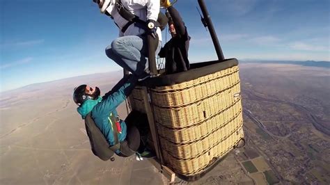 Hot Air Balloon Skydive 7000 Feet Youtube