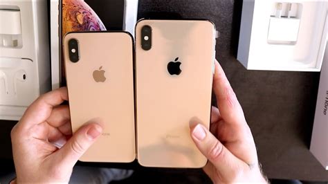 Iphone Xs And Iphone Xs Max Gold Unboxing Youtube