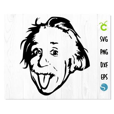 Albert Einstein Svg Einstein Vector File Einstein Svg Ein Inspire