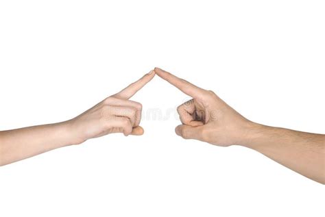 Two Hands Gestures Stock Image Image Of Luck Isolated 124386031