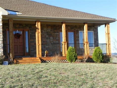 Faux Cedar Columns Front Porch — Randolph Indoor And Outdoor Design