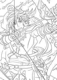 (based on keywords) coloring page of the hero link from the brand new game zelda breath of the wild. Some more Zelda Coloring Pages Love | Lineart: Zelda ...