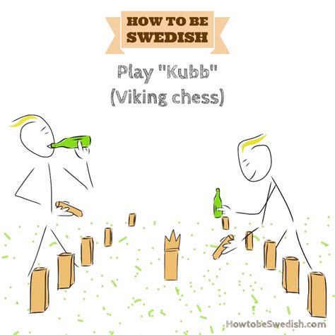 Play An Outdoor Game Called Kubb How To Be Swedish Hej Sweden