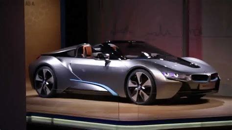 Bmw I8 Concept Roadster Rolls Out In New York City Youtube