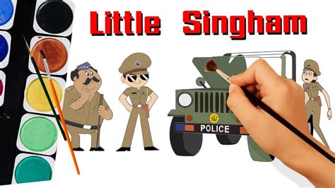 coloring page  singham  kids youtube