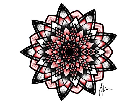 Dotwork Mandala By Jadesimp94 On Deviantart