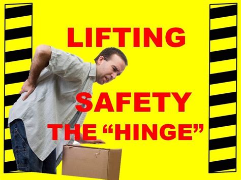 Back Safetyinjury Prevention Hinge In Your Back Safety Training