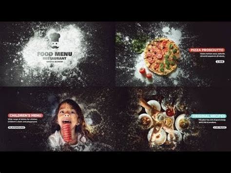 Join us now for free. After Effects Template: Food Menu Restaurant Promo - YouTube