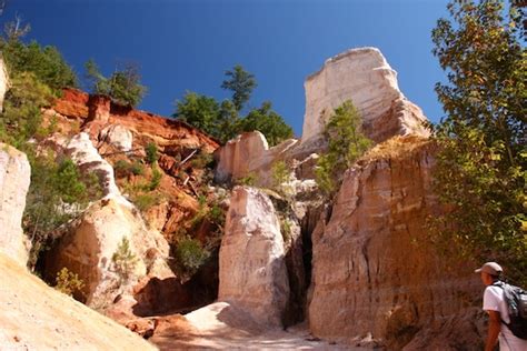 The park's picnic area has a wonderful canyon rim vista into the pocket. Hike Providence Canyon State Park - Trailer Traveler