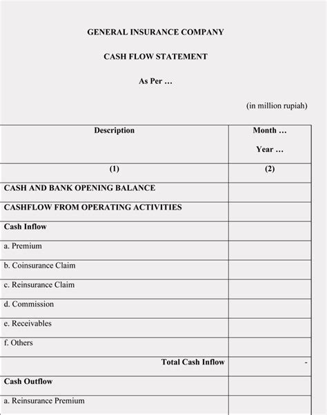 Cash App Bank Statement Template