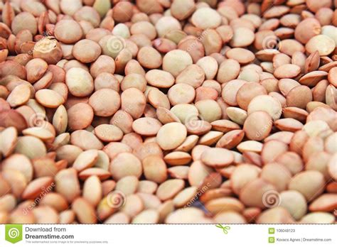 Red Lentil Texture In The Background Royalty Free Stock Photography