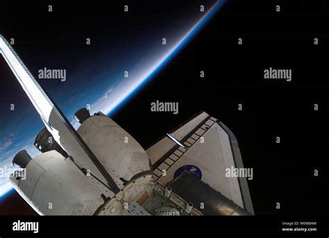 Nasa Space Shuttle In Orbit