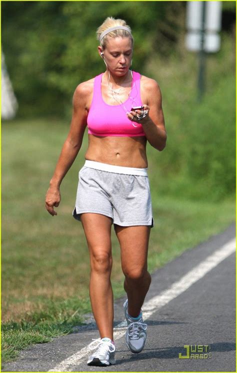Kate Gosselin 2014 Kate Gosselin Hot Pink Sports Bra Workout Kate Gosselin Workout Bras