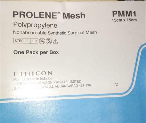 Polypropylene Ethicon Prolene Mesh At Rs 1800piece In New Delhi Id