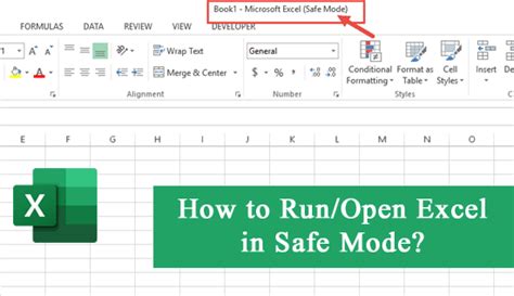 Open Excel In Safe Mode The Lifesaver For Excel Spreadsheets