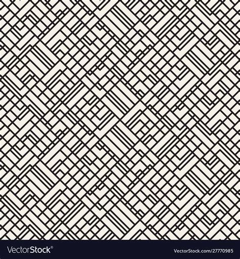 Seamless Geometric Pattern Irregular Tiles Grid Vector Image