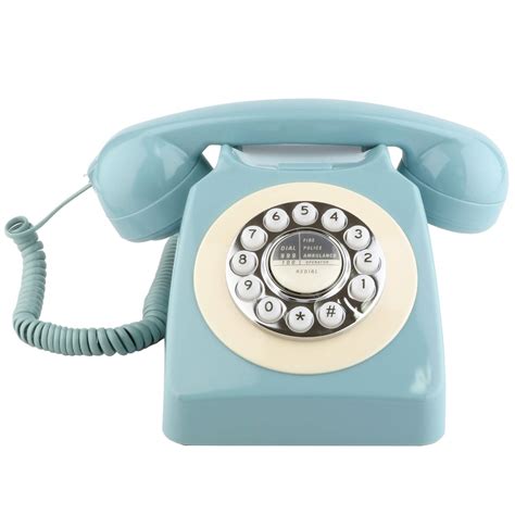 Buy Sangyn Retro Landline Telephone Classic Rotary Design Old Fashioned