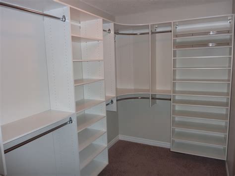 I accept the privacy policy. Master Bedroom Closet with shoe shelving on right - Modern - Closet - Calgary - by Kwik Kloset ...
