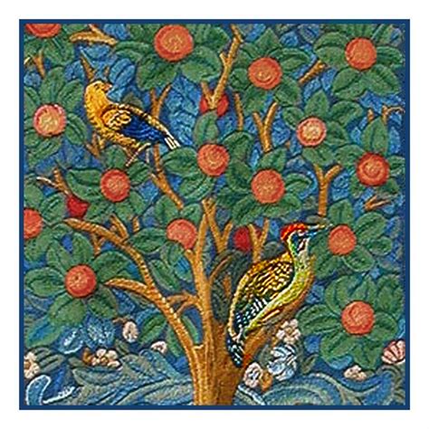 Tree of Life detail by Arts and Crafts Movement Founder William Morris ...