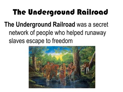 Ppt The Underground Railroad Powerpoint Presentation Id3013874