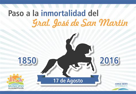 Simboliza el compromiso y el coraje en la conquista de la libertad y la independencia de los pueblos. Acto por el 17 de Agosto, paso a la inmortalidad del Gral ...