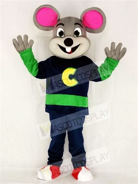 New Version Chuck E Cheese Fast Food Promotion Mascot Costume