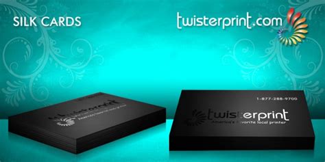 Business cards ar way to mak great first impression. Silk Business Cards