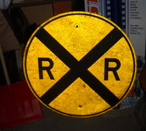 Old Railroad Crossing Sign Collectors Weekly