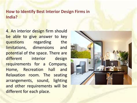 Ppt How To Identify Best Interior Design Firms In India Powerpoint