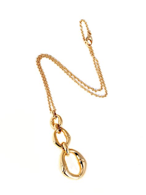 Gucci Bamboo Gold Necklace Opulent Jewelers