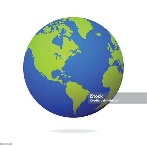 Globe Du Monde Sur Fond Blanc Vecteurs Libres De Droits Et Plus D
