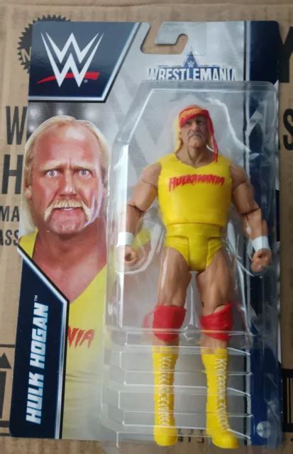 Wwe Wrestlemania Hulk Hogan 6 Action Figure Hulkamania Mattel Sealed
