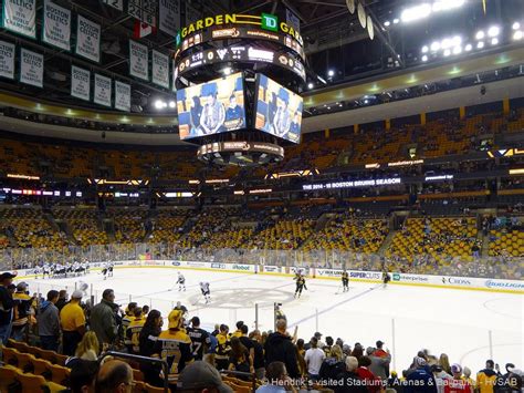 Boston Bruins Td Garden Hendriks Visited Stadiums Arenas And Ballparks