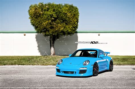 Riviera Blue Porsche 911 Gt3 Adv5 Mv1 Standard Wheels