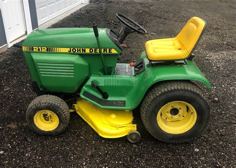 John Deere 212 Tractor Riding Mower With Mower Deck Ronmowers