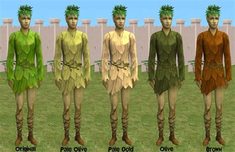 Mod The Sims Male Plantsim Outfits