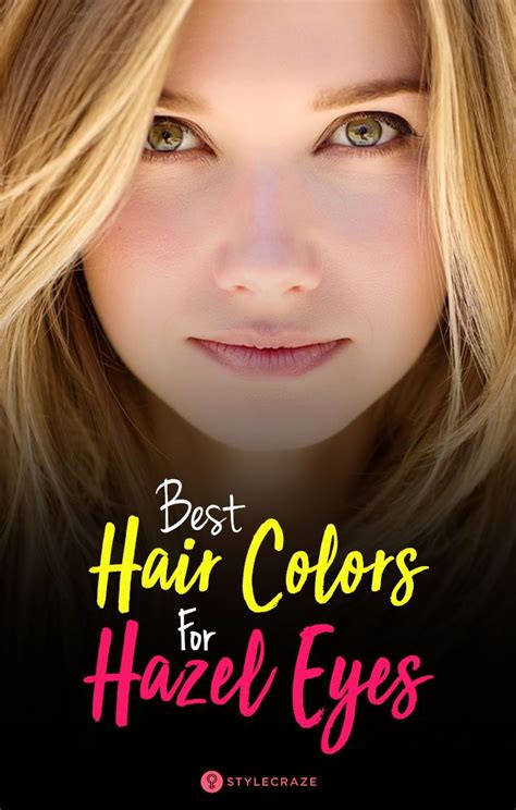 best hair color for hazel eyes with different skin tones skin tone hair color hair colour for