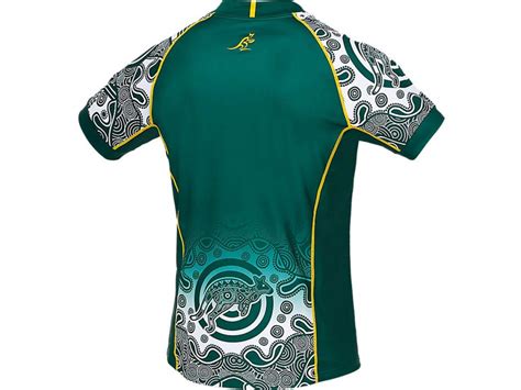 By the 1905 tour they were wearing all black, except for the silver fern, and the name all blacks dates from this time. Wallabies Indigenous Rugby Jersey 2020