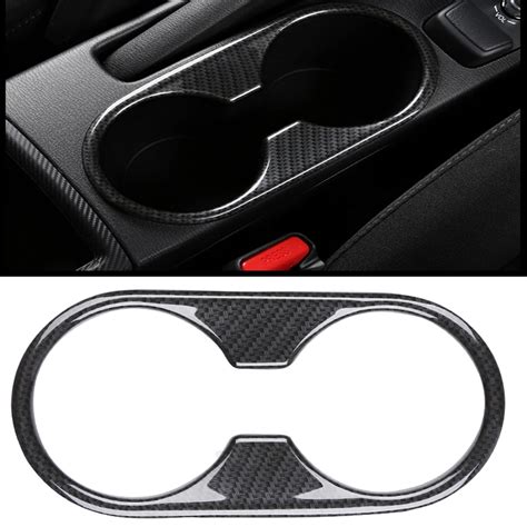 Carbon Abs Chrome Car Cup Holder Cover Interior Trim For Mazda Cx 3 Cx