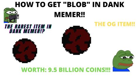 How To Get Blob In Dank Memer Youtube