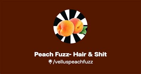 Peach Fuzz Hair And Shit Linktree