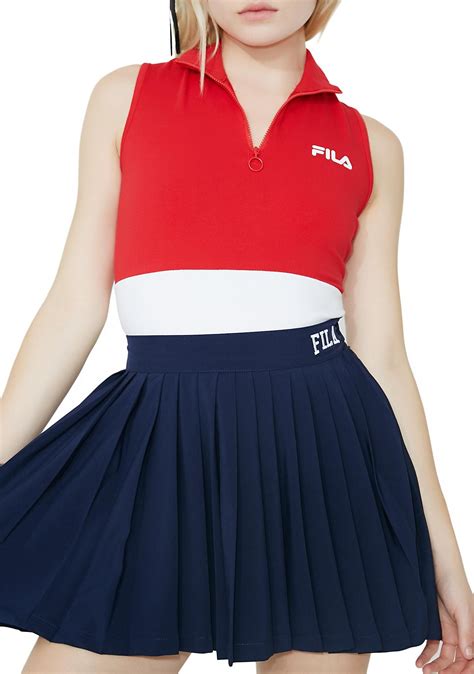 Fila Lauryn Tennis Skirt Serve Up That Ace Bb This Adorable Af Pleated
