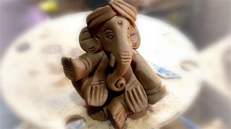 Eco Friendly Ganesha Part How To Make Clay Ganesha Making Of Ganesha