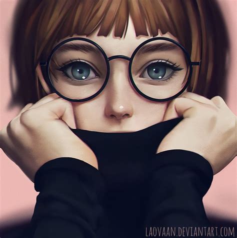 Glasses Girls Cartoon Art Girly Art Anime Art Girl