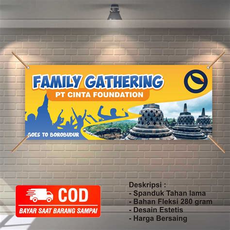Banner Family Gathering Psd Desain Spanduk Kreatif Images