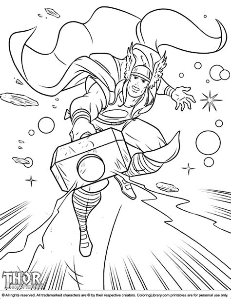 Thor Coloring Thor Coloring Page That You Can Print Coloring My XXX