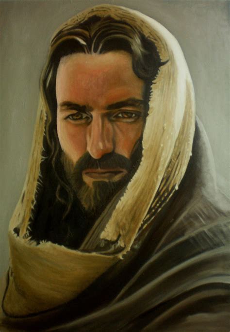 Jesus Christ Oil Painting On Canvas 70cm X 100cm By Romseskype On