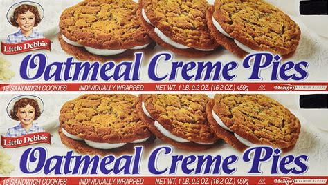 Little Debbie Oatmeal Creme Pies 12 Count Box 2 Boxes 162 Oz Amazon